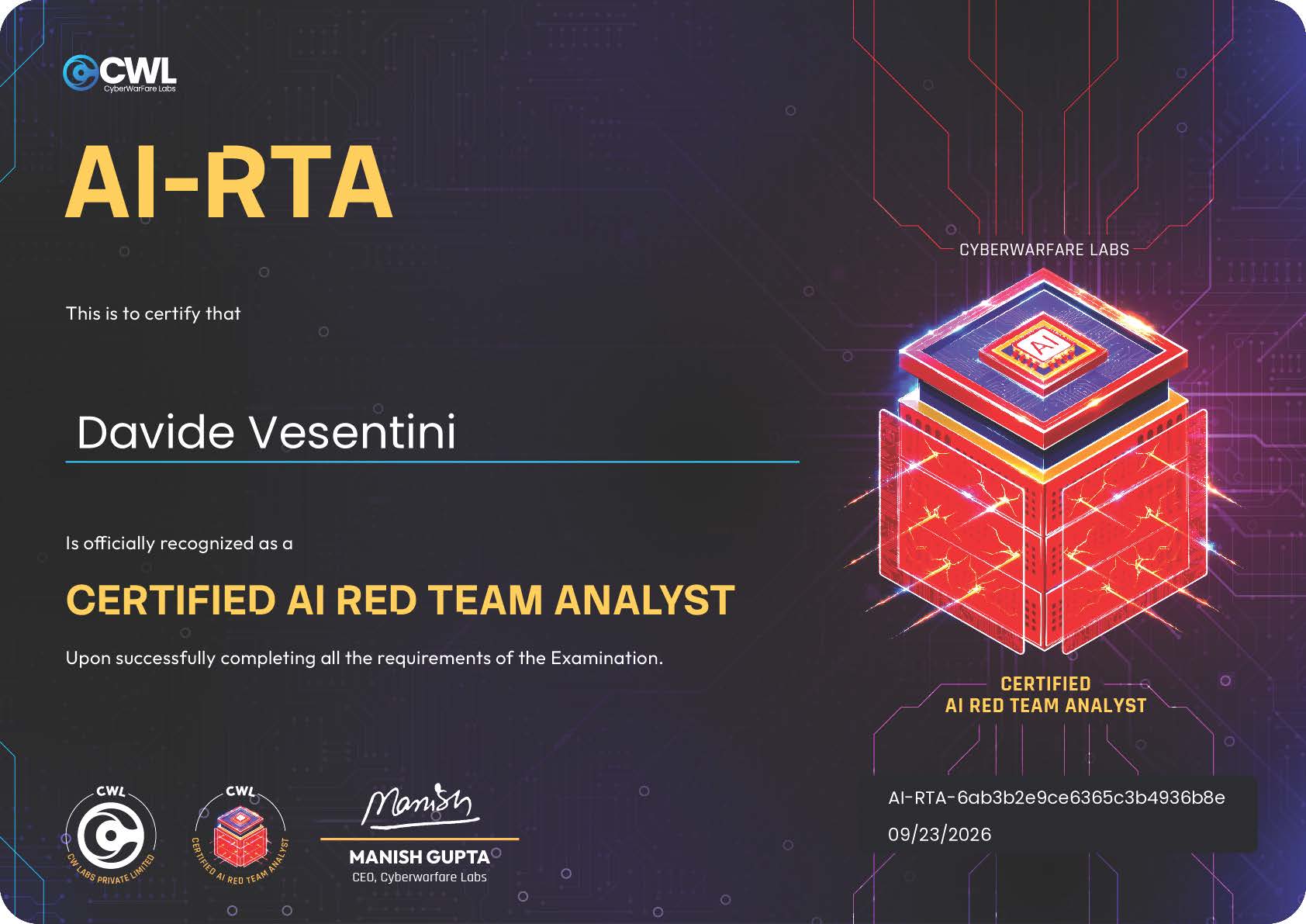 AI-RTA — AI Red Team Analyst